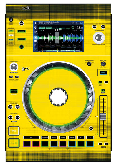 Denon DJ SC 5000 Skin Blacknyellow